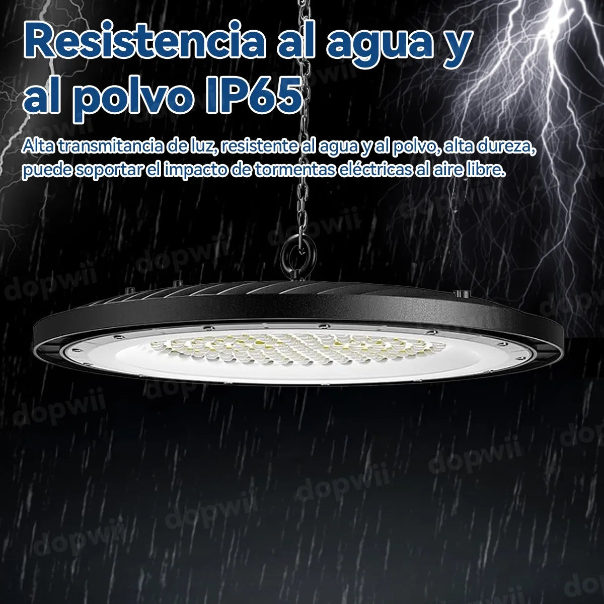 Dopwii® Lámparas Led Industrial Ufo High Bay Luz Colgantes