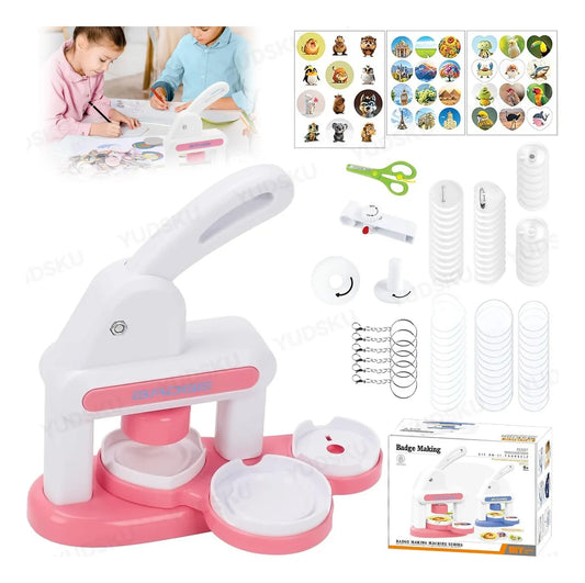 Maquina Para Hacer Pines, 3 Modelos De Insignias, Diy Pins