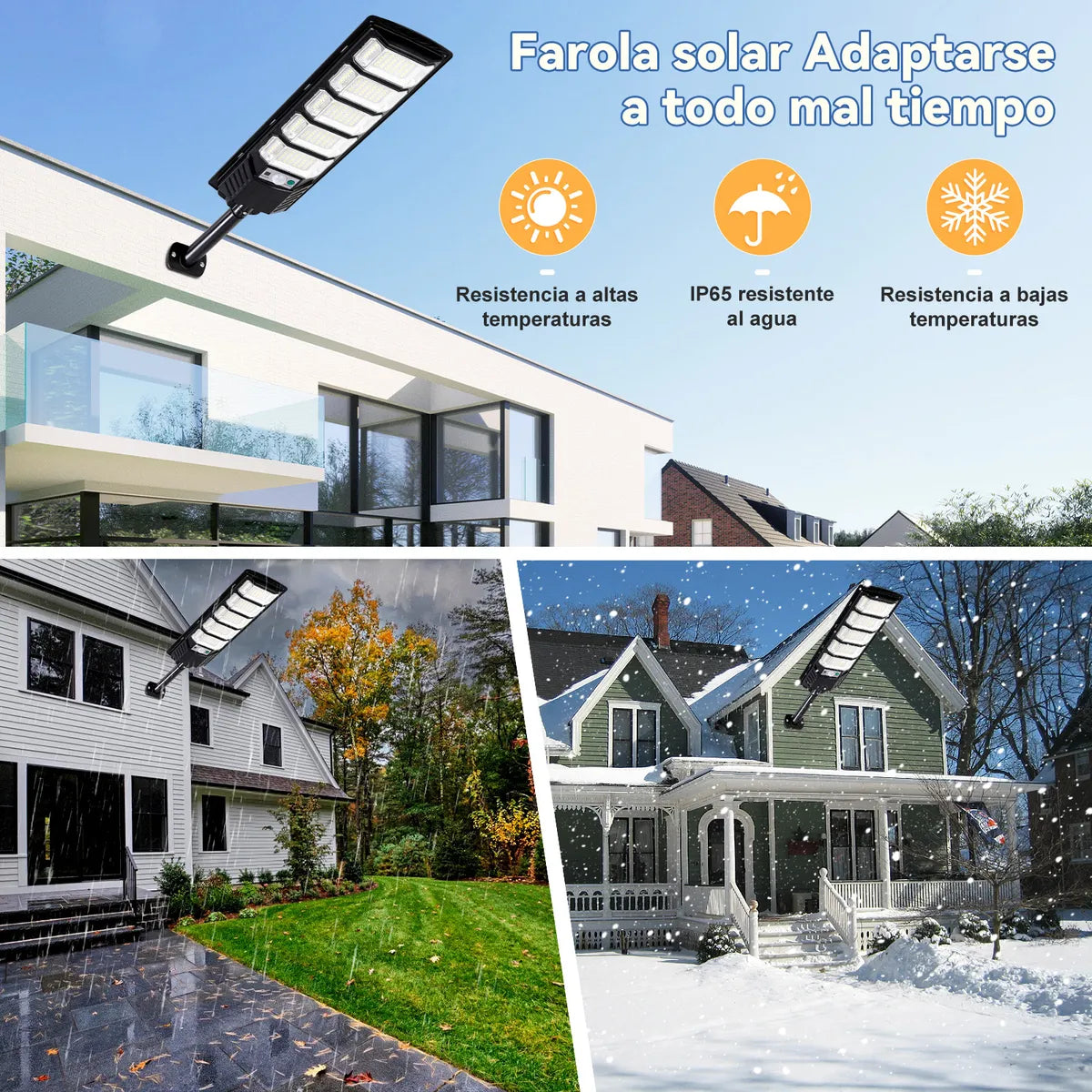 Dopwii® 2pcs Lámparas Led Solar Luz Exterior 2800w Suburbana