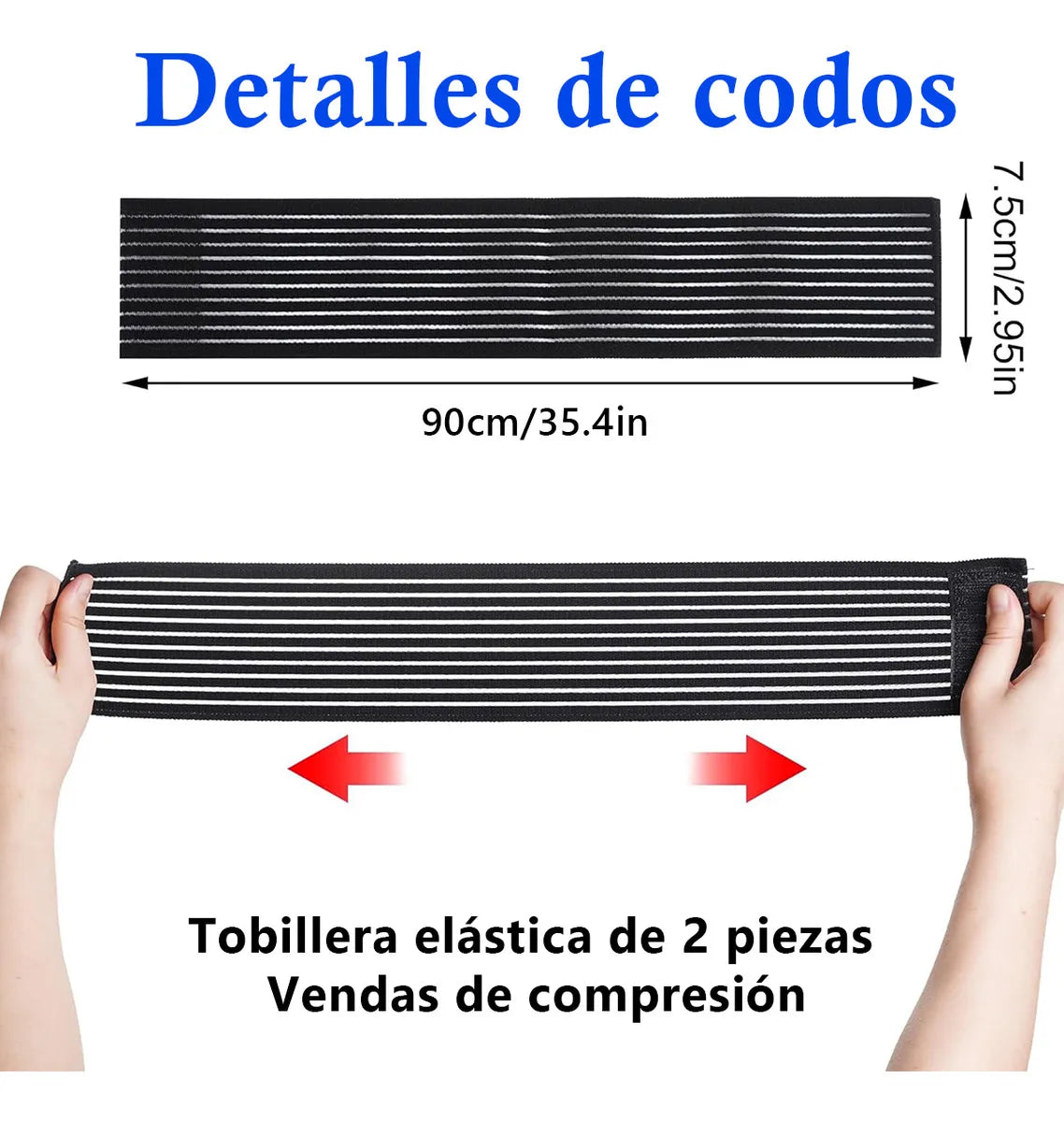 Rodillera Elástica Vendas 3 Par Bandas Deportiva Rodilla Gym，3 Par Rodilleras Elásticas Deportivas Compresion Para Gym，Rodilleras Y Tobillera Deportivas Elásticas Compresion Gym