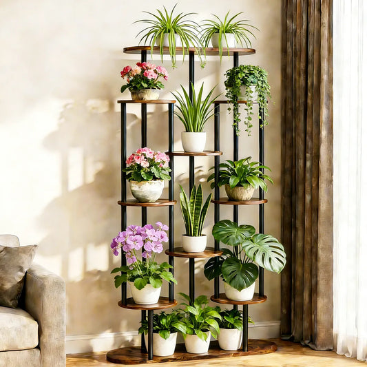 Estante Para Plantas 10 Capas Maceteros Decorativos Macetas