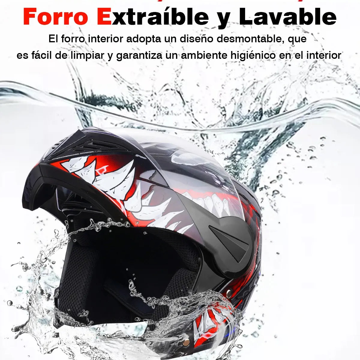 Casco Abatible, Cascos Para Motos Certificados Dot Con Visor