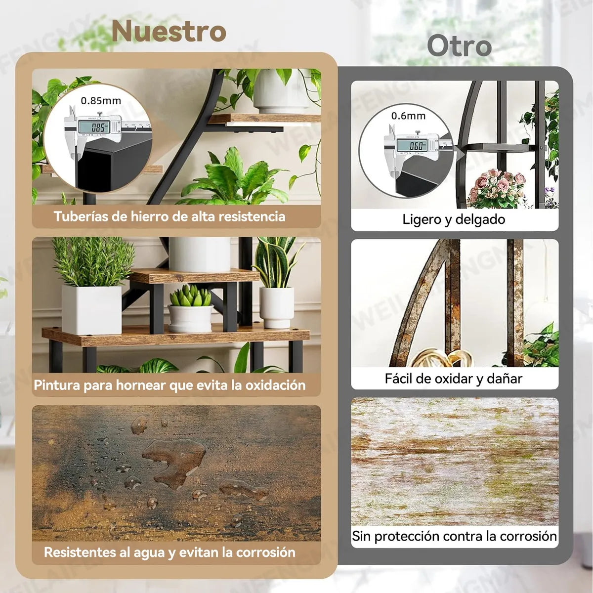 Estantes Para Plantas, Porta Macetas, Con Luces Para Plantas