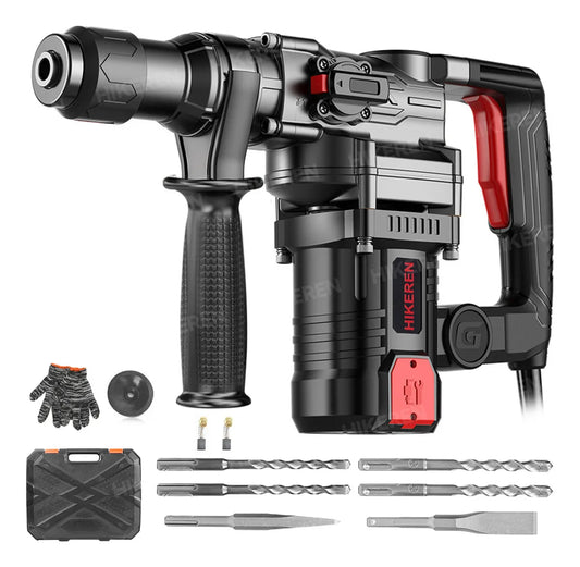 Taladro Rotomartillo Hikeren SDS-Plus 2200W Multifuncional 110V 3300 GPM