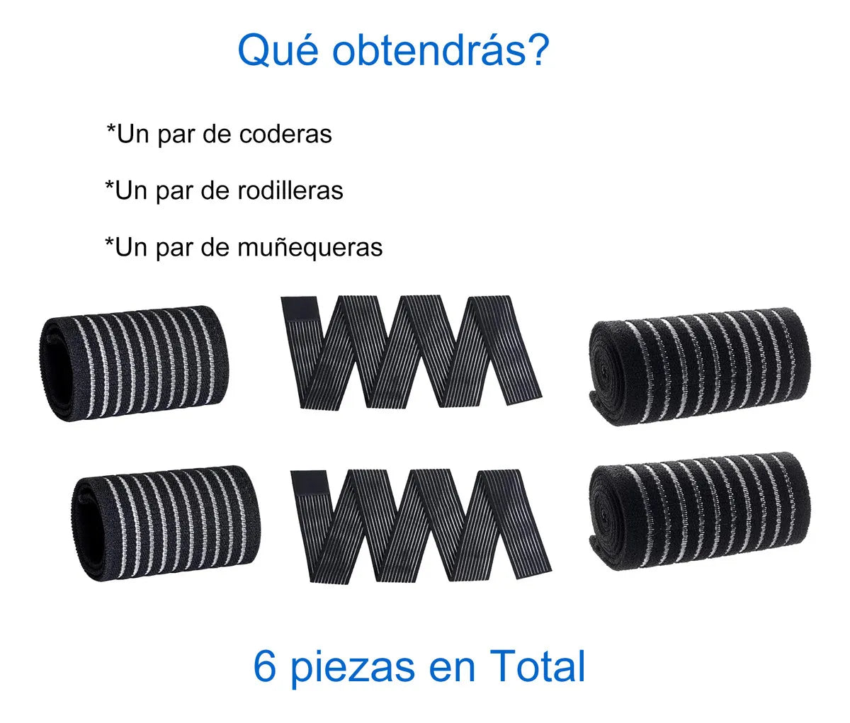 Rodillera Elástica Vendas 3 Par Bandas Deportiva Rodilla Gym，3 Par Rodilleras Elásticas Deportivas Compresion Para Gym，Rodilleras Y Tobillera Deportivas Elásticas Compresion Gym