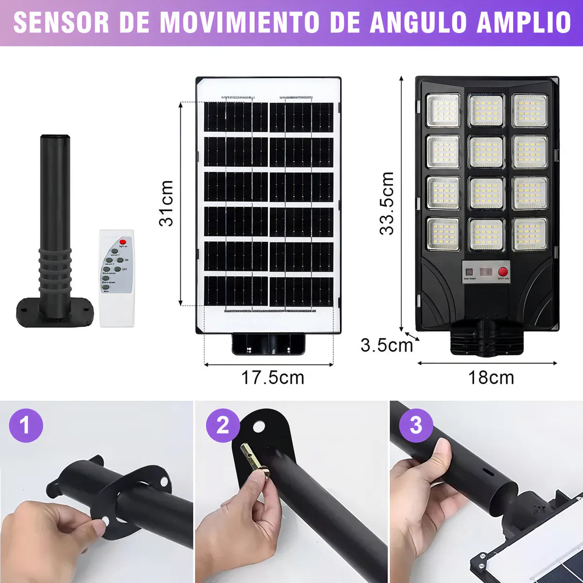Dopwii® Lampara Solar Exteriores Lámpara Exterior Lámparas Led Solares Exterior Luces Solares Exterior Lamparas Solares Luces Solareso