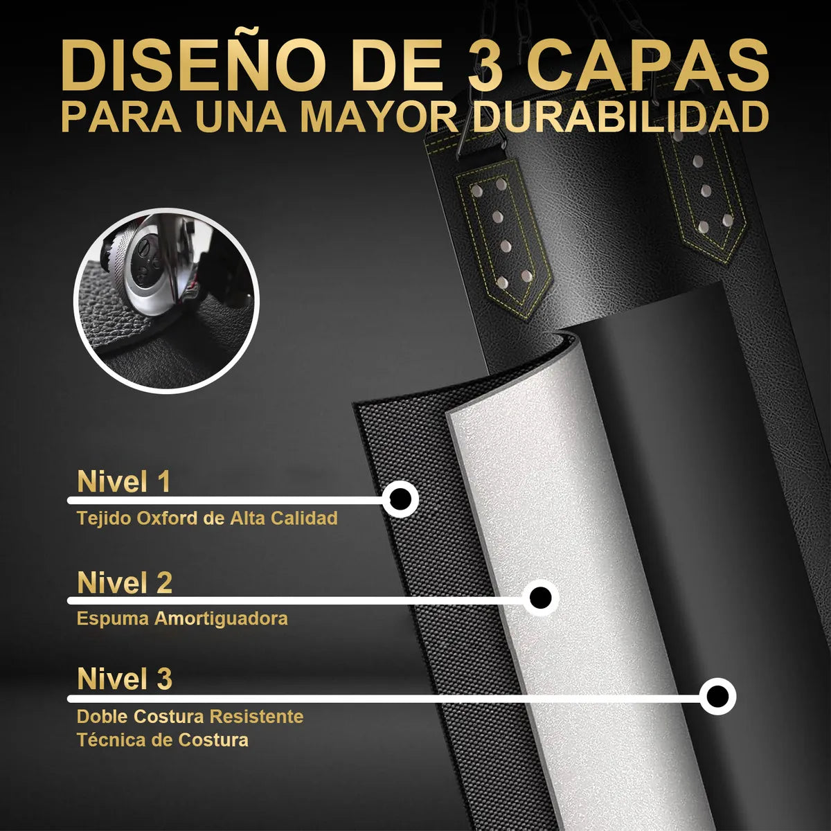 ROWIDE® Barra Multifuncional 8 En 1 Para Dominadas, Calistenia Y Ejercicios De Gym con Costal de Box，Barra 8en1 Dominadas Multifunciona Ejercicio Gym Calistenia