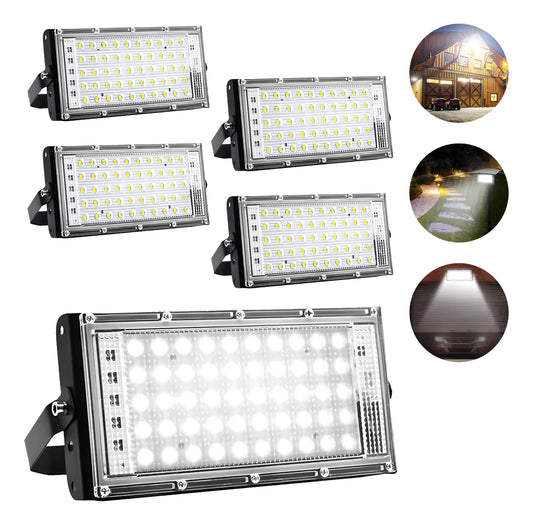 Dopwii® 5pz Reflector Led 50w Lampara Led Exterior Ip65