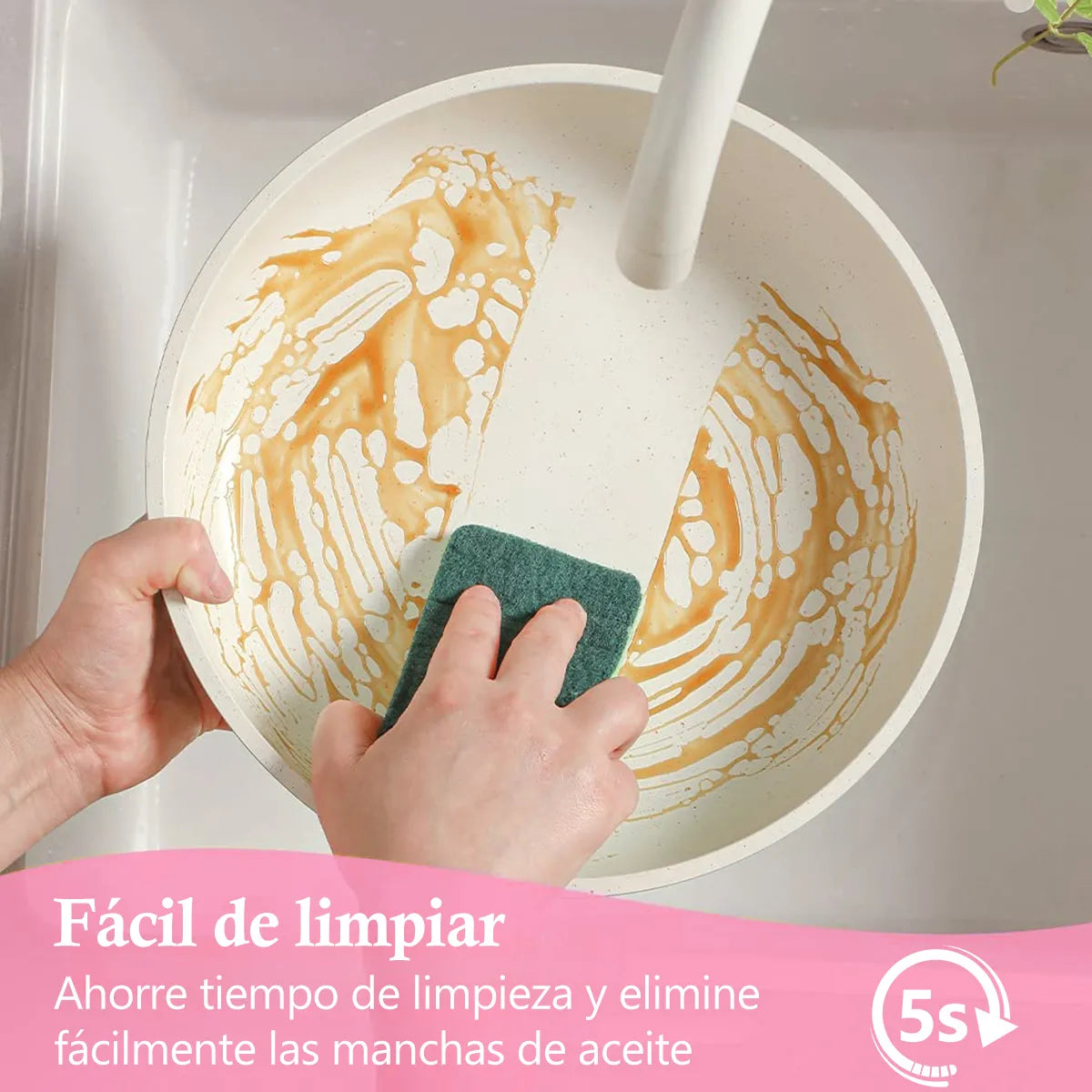 Bateria De Cocina Juego De Sarten Con Mango Desmontable 15pc