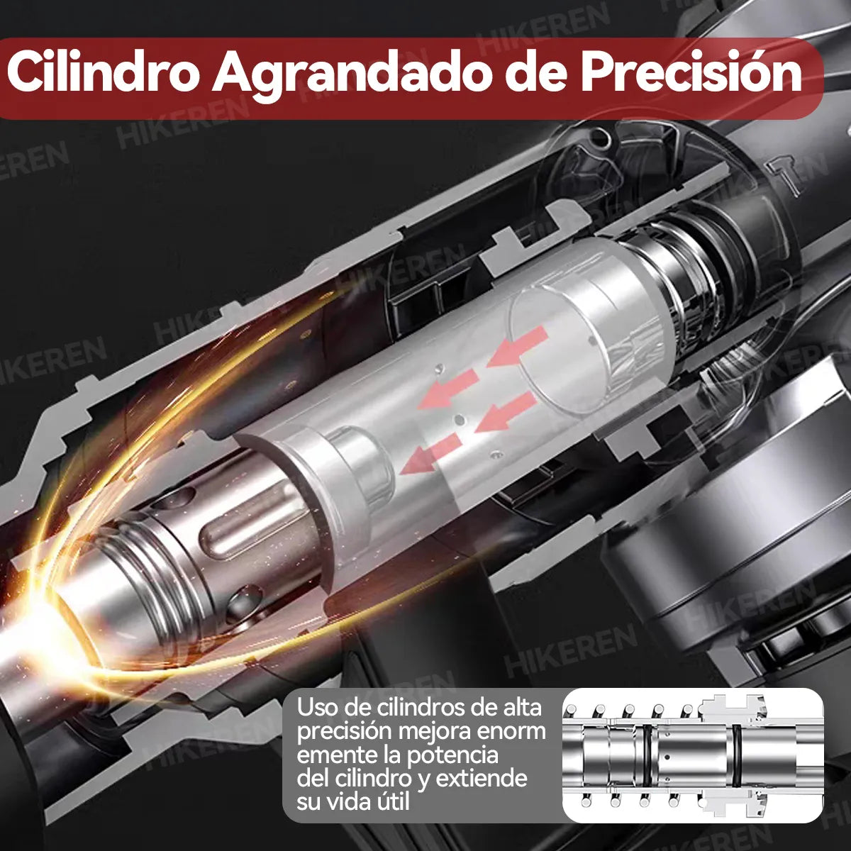 Taladro Rotomartillo Hikeren SDS-Plus 2200W Multifuncional 110V 3300 GPM