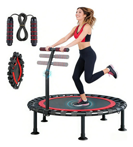 Rowide®trampolín Fitness Brincolín Ejercicio Mango Ajustable