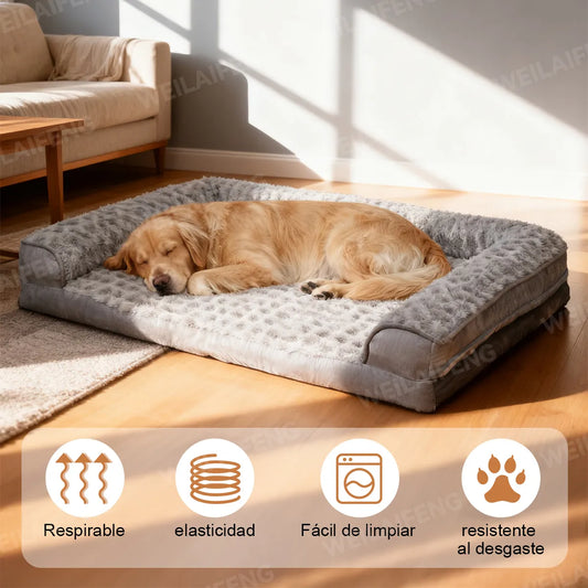 Cama Para Perro Resistente Perros Medianos A Grandes 90*60cm