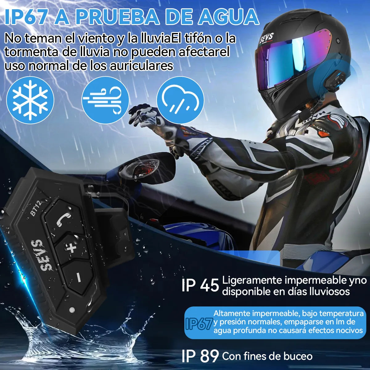 Casco De Moto Negro Casco Abatible Con Auriculares Bluetooth