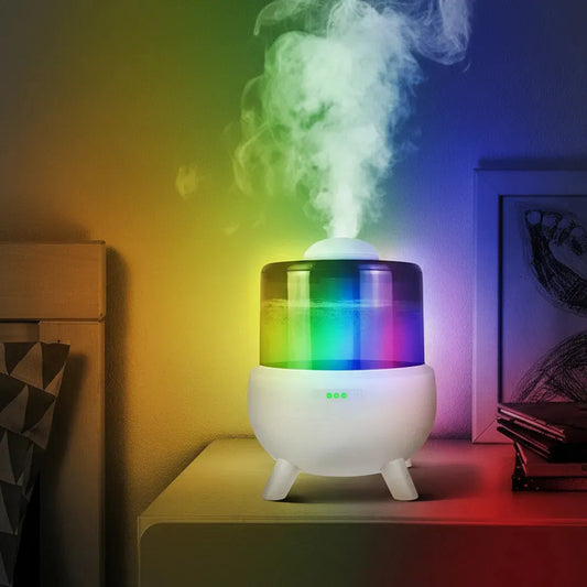 Humidificador Difusor Aromas Welikera 2L Ultrasónico Luz 7 Colores