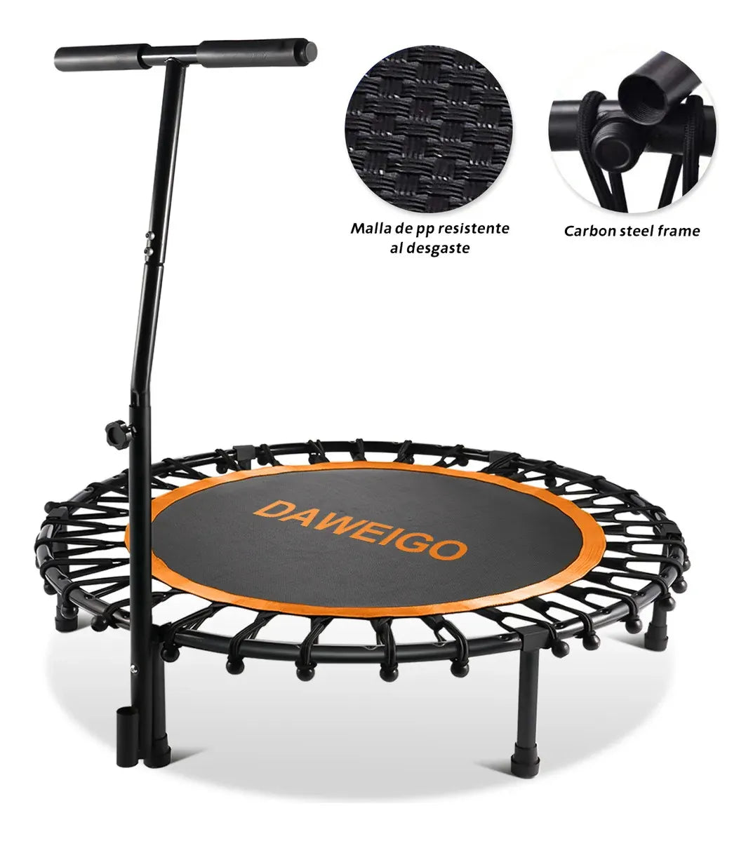 Rowide® Trampolín Fitness Ejercicio Jumping Aerobicos