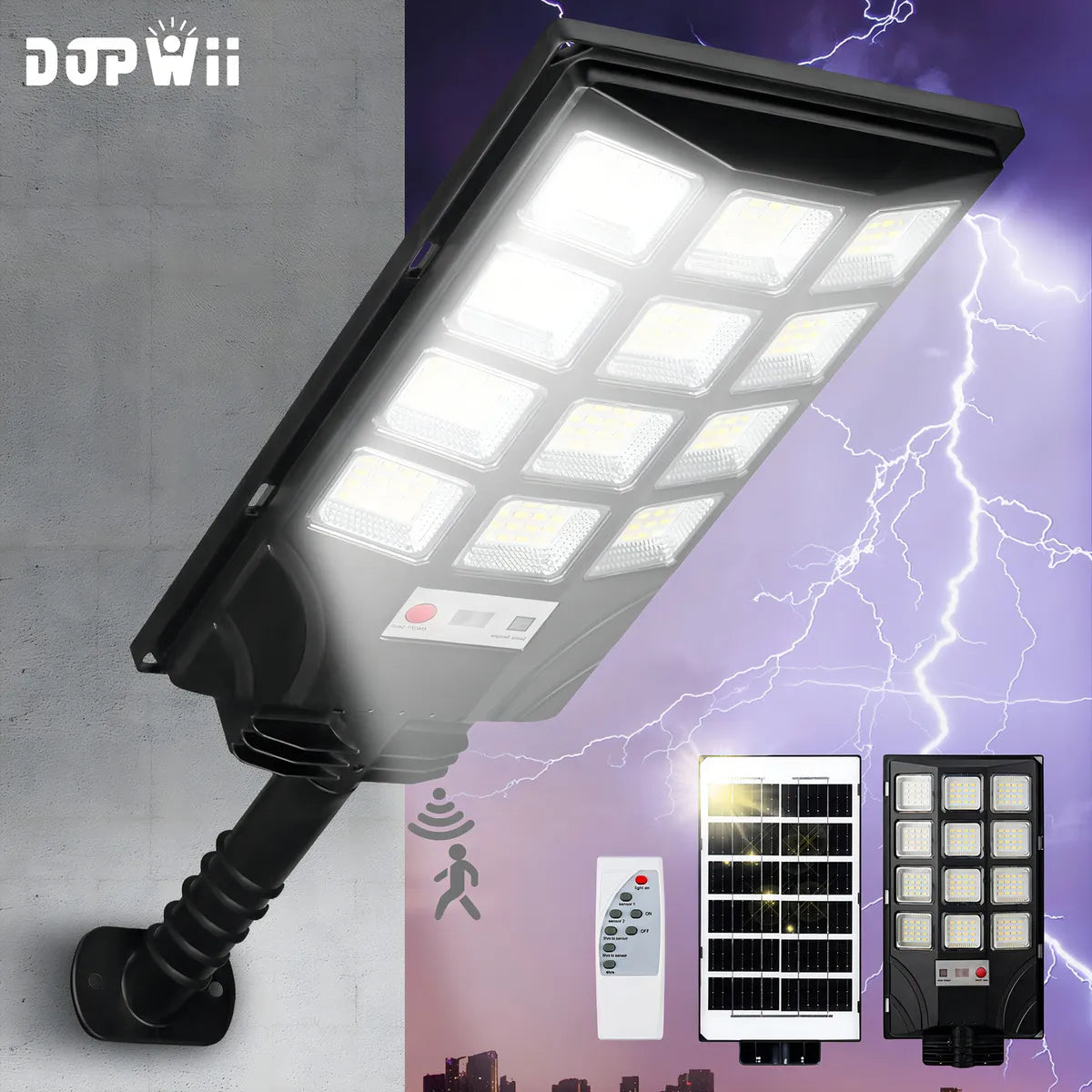 Dopwii® Lampara Solar Exteriores Lámpara Exterior Lámparas Led Solares Exterior Luces Solares Exterior Lamparas Solares Luces Solareso