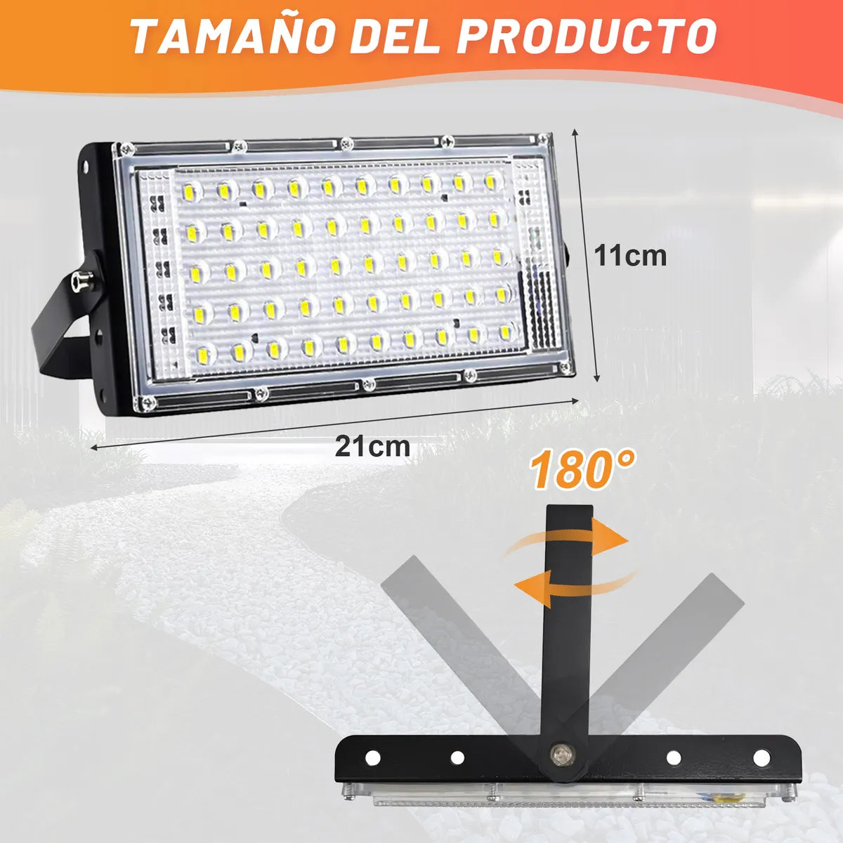 Dopwii® 5pz Reflector Led 50w Lampara Led Exterior Ip65