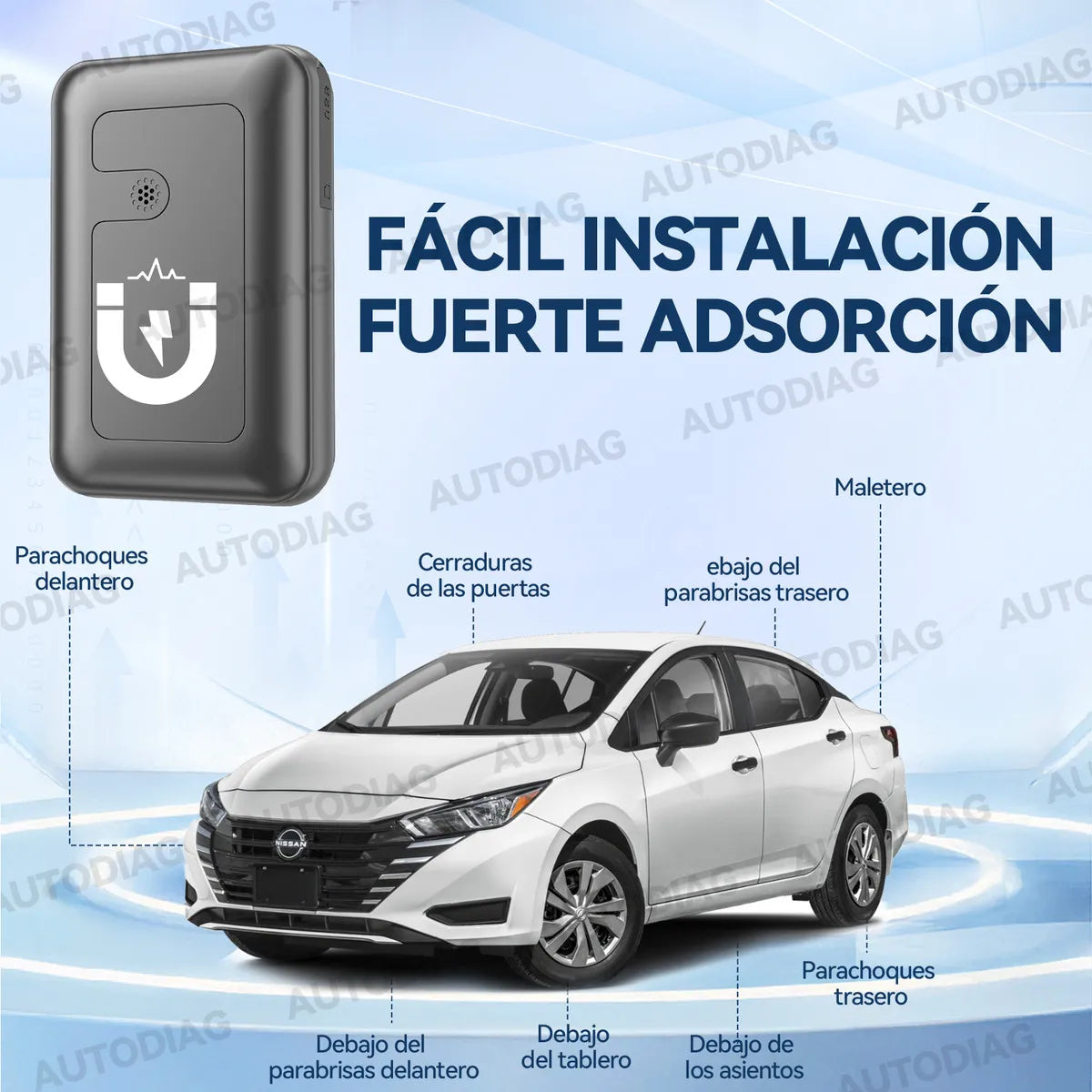 Rastreador Gps For Auto Vehicular Localizador 4g High Precision With Battery Level Indicator Autodiag