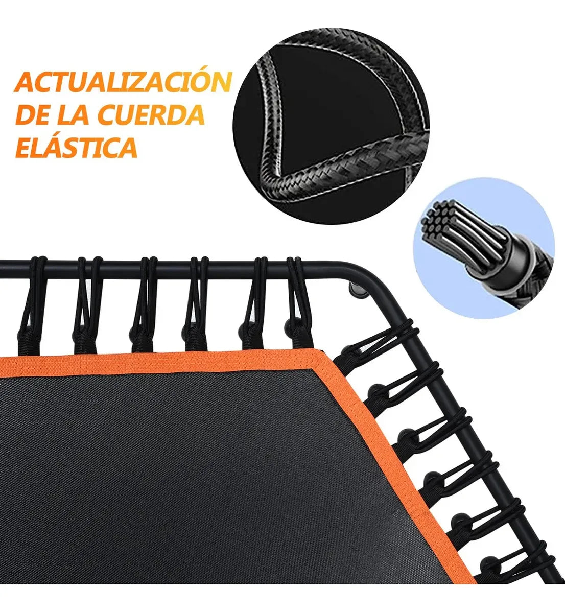 Rowide® Trampolin Ejercicio Brincolin T Mango Ajustable 48''