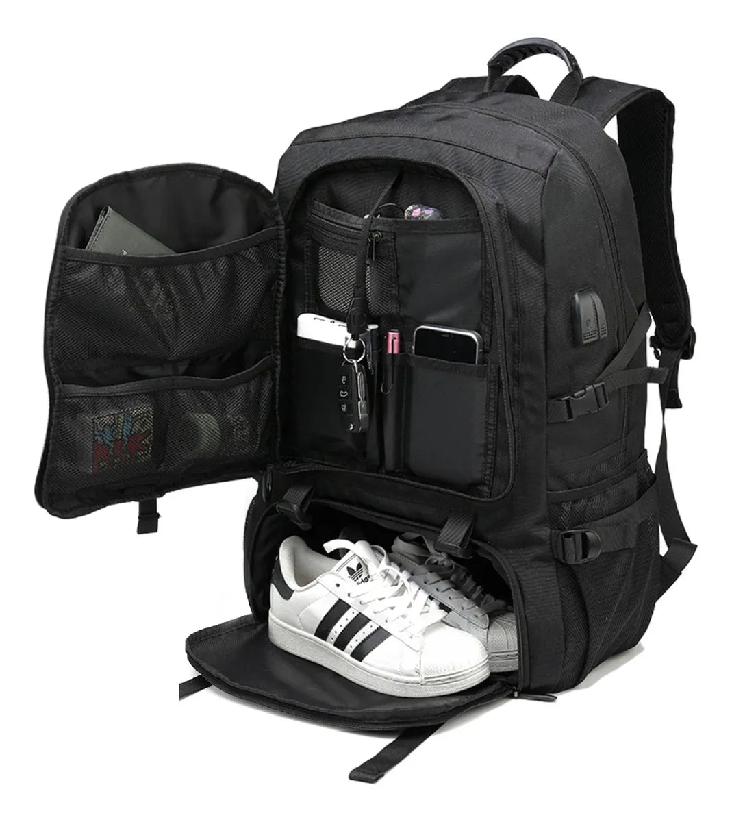 Mochilas De Viaje Hombre Mochila Laptop Impermeable 18 Inch