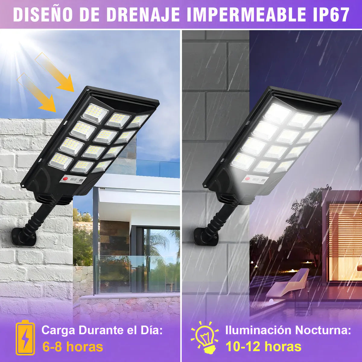 Dopwii® Lampara Solar Exteriores Lámpara Exterior Lámparas Led Solares Exterior Luces Solares Exterior Lamparas Solares Luces Solareso
