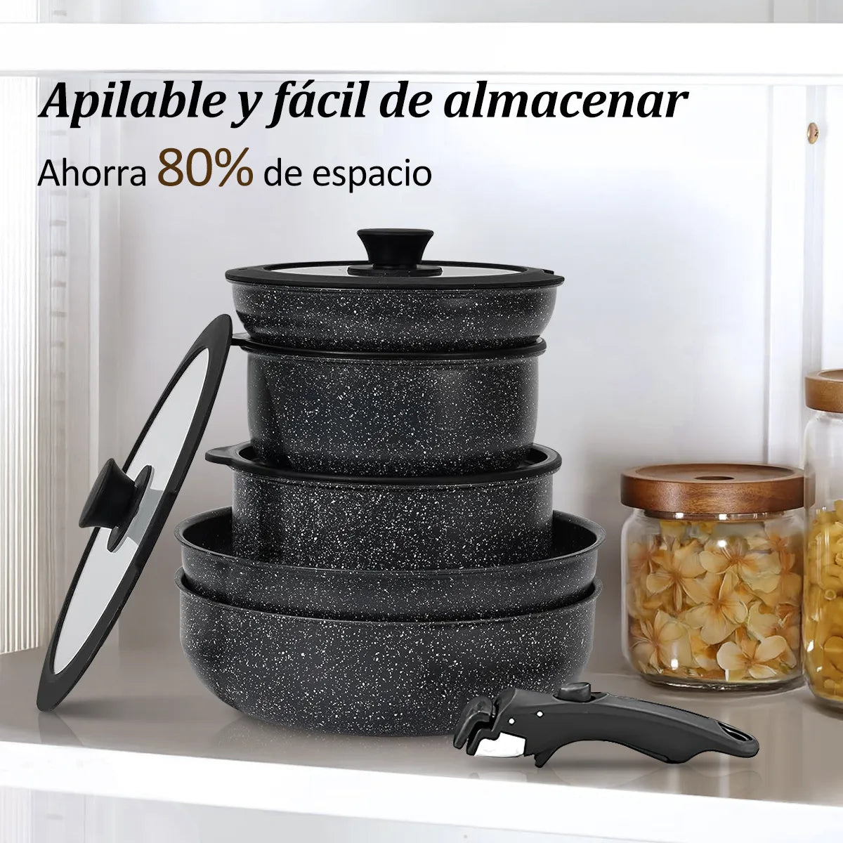 Batería De Cocina 15pcs Juegos De Sartenes Baterias Cocina