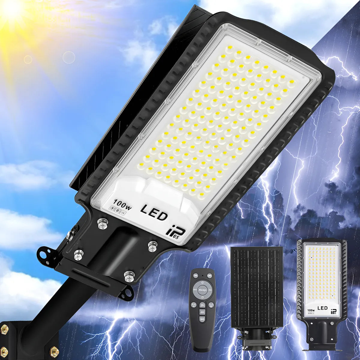 Dopwii® Lámpara Led Solar Exterior Luminaria Suburbanas Ip67