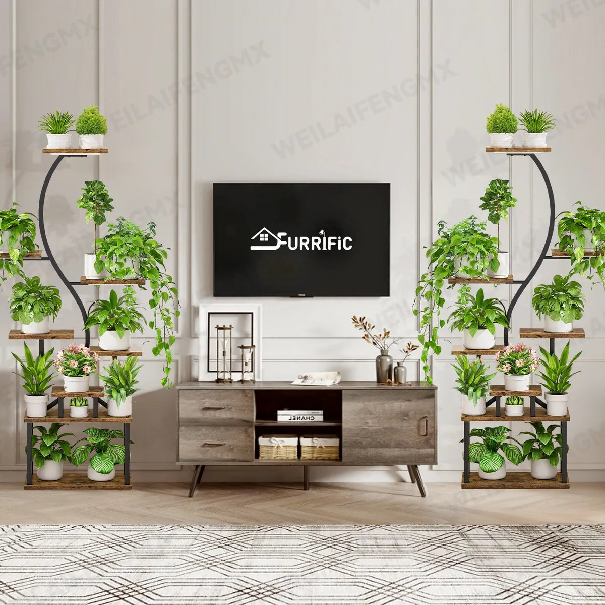Estantes Para Plantas, Porta Macetas, Con Luces Para Plantas