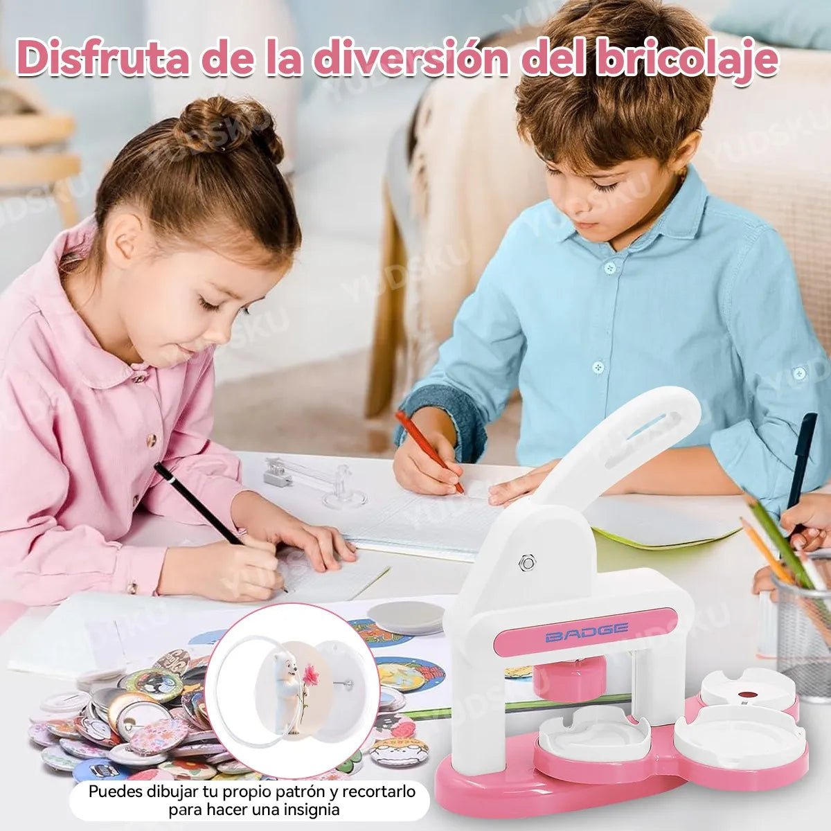 Maquina Para Hacer Pines, 3 Modelos De Insignias, Diy Pins