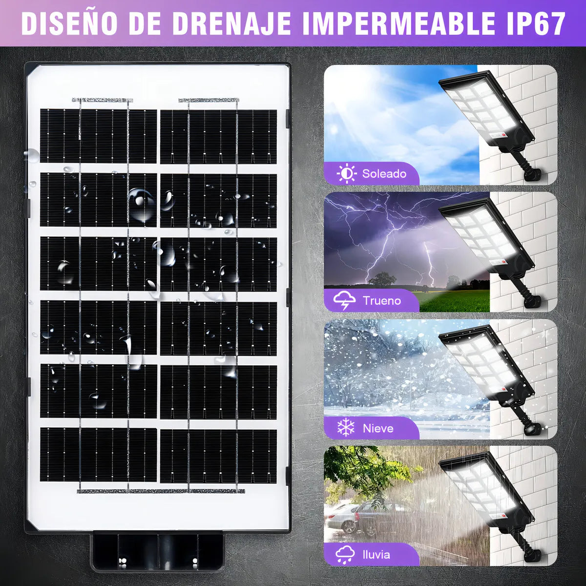 Dopwii® Lampara Solar Exteriores Lámpara Exterior Lámparas Led Solares Exterior Luces Solares Exterior Lamparas Solares Luces Solareso